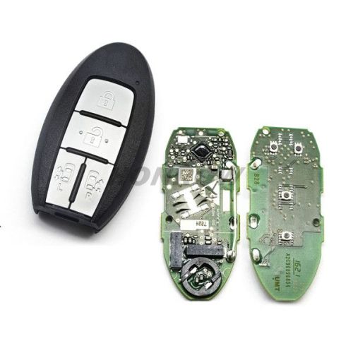 original for Nissan 4 button remote key with 315mhz HITAG AES chip Continental :S180144602