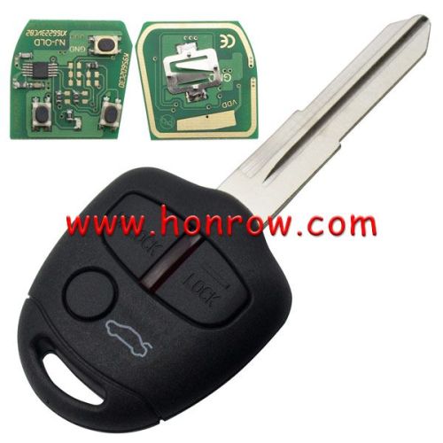 For Mit 3 button remote key with  Left Blade  433MHZ ID46 CHIP