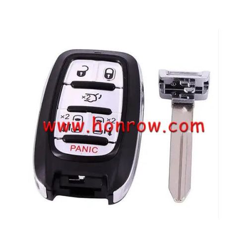 For Chrysler 5+1 remote key blank with emergency Key Blade
