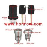 For Ford Complete Lock Set Ignition Switch Door Lock for Ford Transit MK8 Custom Tourneo Custom OE: 2408222 GK31-V22050-GG