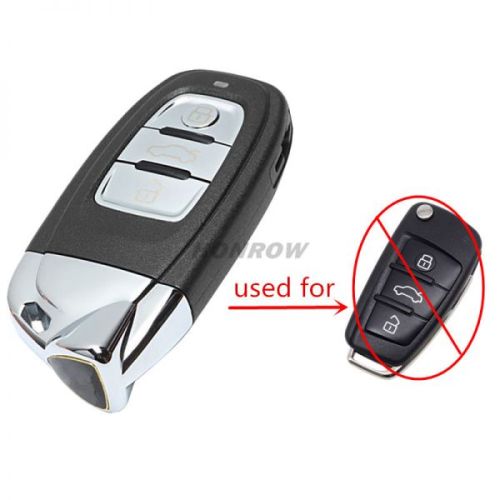 For Audi 3 button flip modified key shell