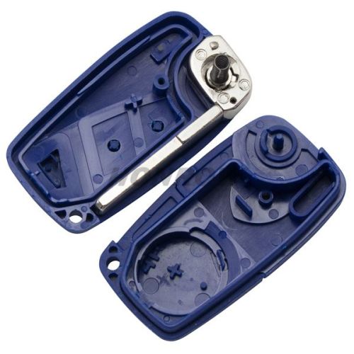 For Fi 2 button flip remtoe key blank (Blue Color)