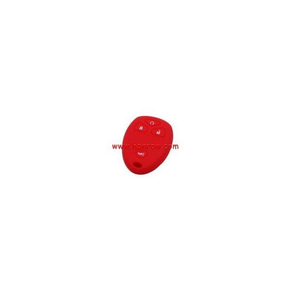 For GMC 3+1 button silicon case red color (MOQ: 50pcs)