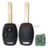 For Honda Accord Sedan Pilot Civic CRV 2 button remote key with 313.8Mhz ID46 chip FCCID :KR55WK49308