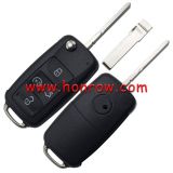 For V 4 button flip remote  key blank