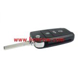 For VW Golf7 3 button remote key shell with HU66 blade