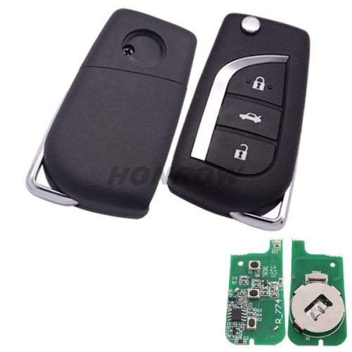 For Toyota style face to face remote 3 button with 315mhz / 434mhz, please choose the frequency