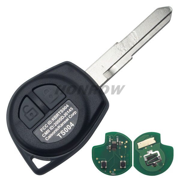 KYDZ For Suz 2 button remote Key with ID46 chip 315mhz