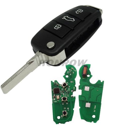 For Au MQB 3B flip remote key with ID48 chip-434mhz ASK model