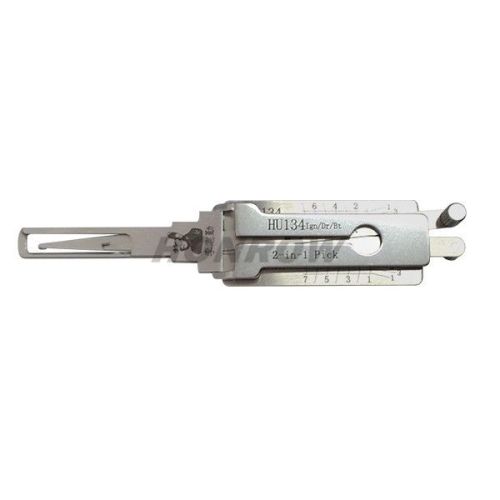 For Original Lishi HU134 Ign/Dr/Bt 2 in 1 decode and lockpick