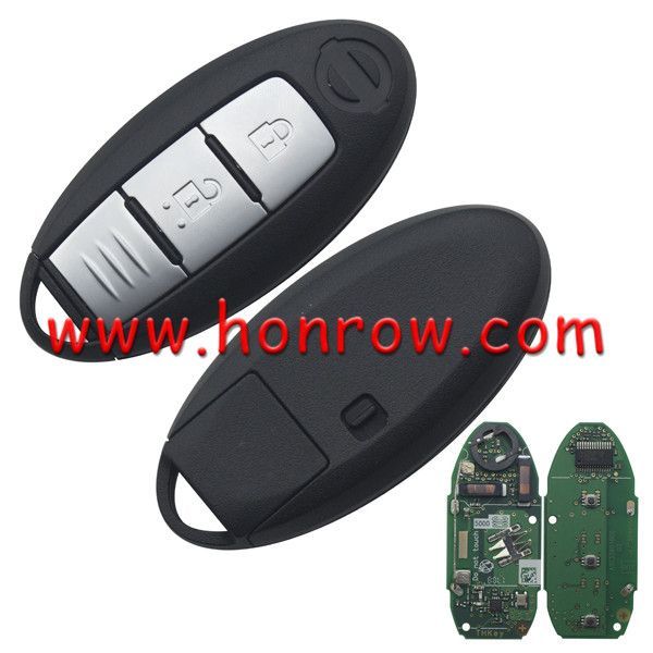 For Original Nissan TIIDA LIVINA 2 button remote key 433.92mhz, chip: smart46-PCF7952 for TIIDA LIVINA 2017