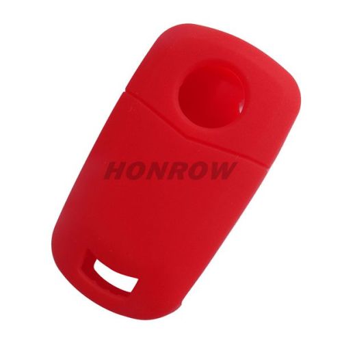 For Opel 2 button Silicone case (red color) MOQ:50pcs