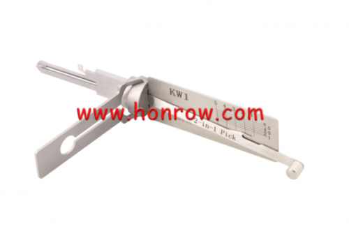 For Original Lishi KW1 2 in 1 decode and lockpick ,Kwikset KW1 5 pins. Residential 2in1 tool