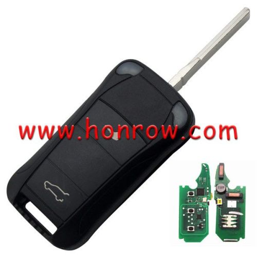 KYDZ For Porshe keyless 2 button remote key with PCF7942(HITAG2) with 433mhz &LED light