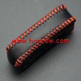 For Peugeot 2 button key cowhide leather case.
