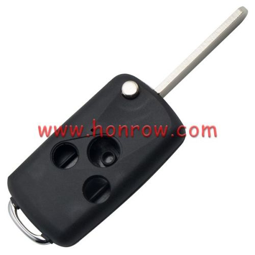 For Ho 3 button flip remote key blank