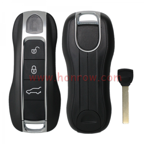 For Por 3 button remote key blank with emmergency key blade