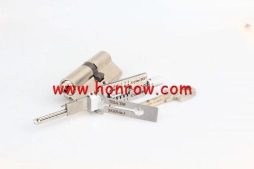 SS304 2-in-1 Decoder for Iseo R6 Locksmith Repairing Tools 2-in-1 Residential Pick & Decoder