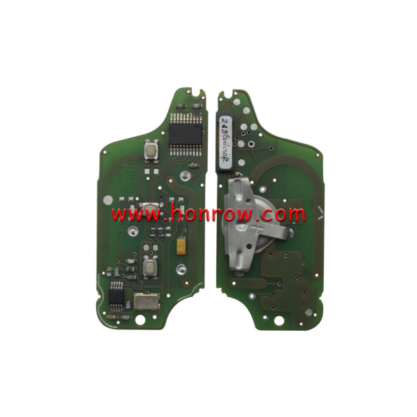 Original For Citroen ASK 2 button flip remote control with 433Mhz PCF7941 Chip for 307&407 Blade ASK Model