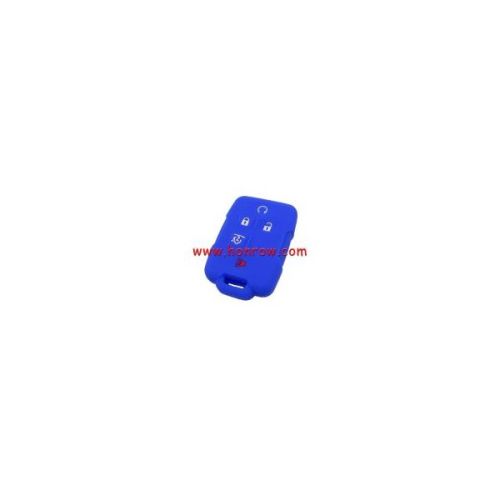 For GMC 4+1 button  silicon case blue color （MOQ: 50pcs）