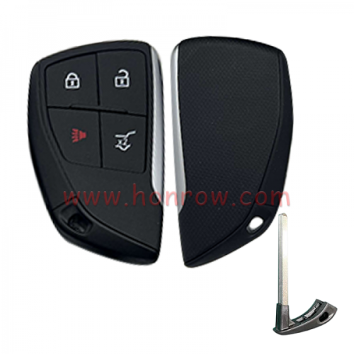 For Chevrolet 3+1 button smart remote key blank