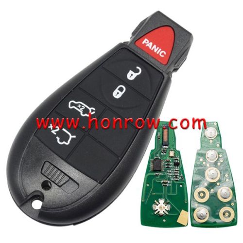 For Chry 4+1 button remote key with 315Mhz PCF7941 Chip FCCID:M3N5WY783X