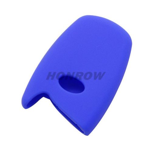 For Hyundai 3 button silicon case blue MOQ: 50PCS
