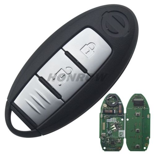 For Nissan X-Trail 2 button remote keyless key, with 434mhz,with hitag chip 7945mc chip