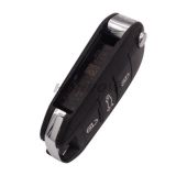 For Peugeot 3 button remote keys chip PCF 7941(TITAG2) with HU83 blade 434MHZ HELLA 5FA010 353-20 CMIIT ID:2013DJ0113   9807343377 00