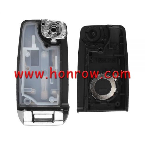 For VW modified 3 button flip remote key blank