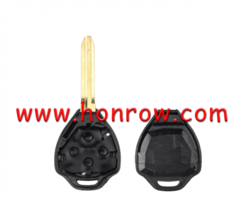 For Toyota 4 button remote key blank with Toy43 blade Without Logo