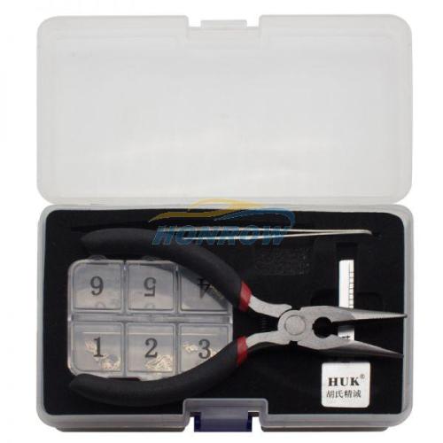 For HU64 Key model, ajust into a new key, and then use key cutting machine to cut