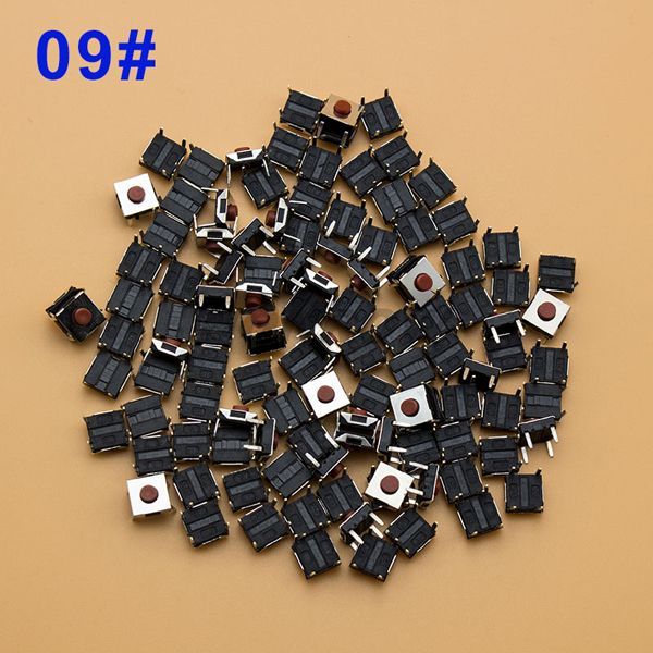 For Muti-function remote key button, PCB button. It is easy for locksmith engineer to use. 9# The button is sold in a pack of 10 only, w6.3*d4.2*h6.3