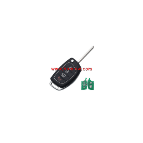 For Hyundai 3+1 button remote key with 315Mhz
