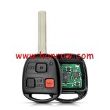 For Toy Lex 3 Buttons Remote Key with 4C chip 312mhz Toy48 key blade  FCCID: N14TMTX-1