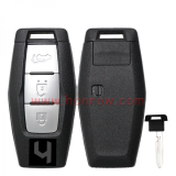 For Mitsubishi 3 button smart key blank with Emergency Key