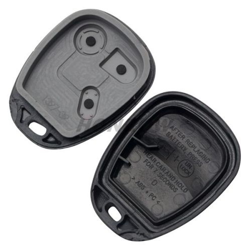 For G 2+1 button remote key blank Without  Battery Place