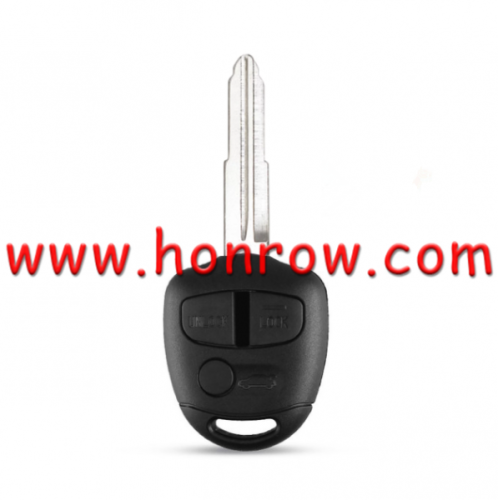 For Mitsubish 3 button remote key blank with MIT11R Blade with logo