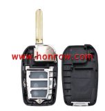 For Toy 2+1 button Modified Flip Car Key Shell with TOY43 blade