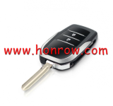 For Toy Land Cruiser Camry Corolla  2 Buttons Modified Flip Car Key Shell with TOY43 blade