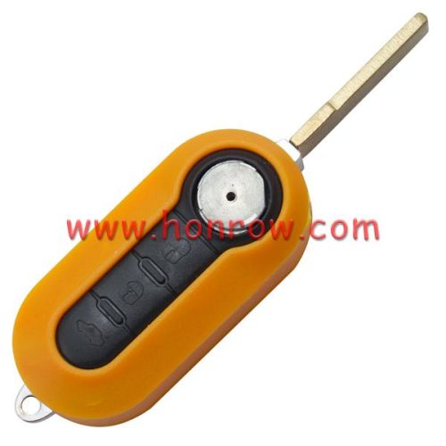 For Fi 3 button flip remtoe key blank (Brown Color)