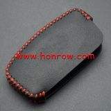 For Ford 3 button key cowhide leather case