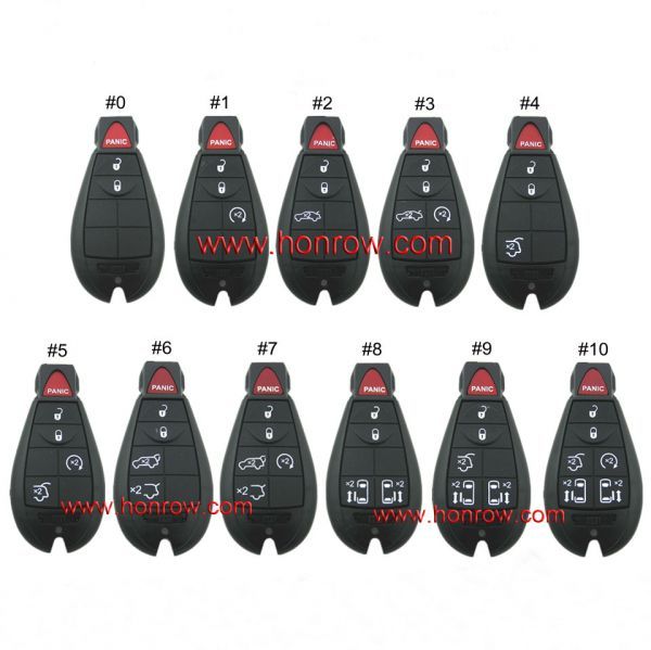 For Chry 11pcs  remote key with 315mhz