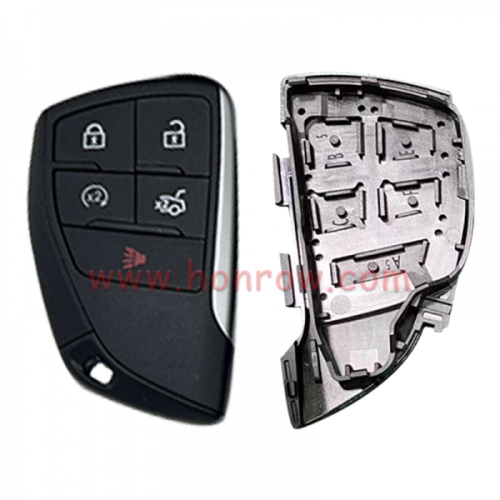 For Chevrolet 4+1 button smart remote key blank