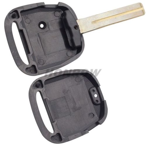 For To 1 button remote key blank with TOY48 blade (with light hole) (No Logo)