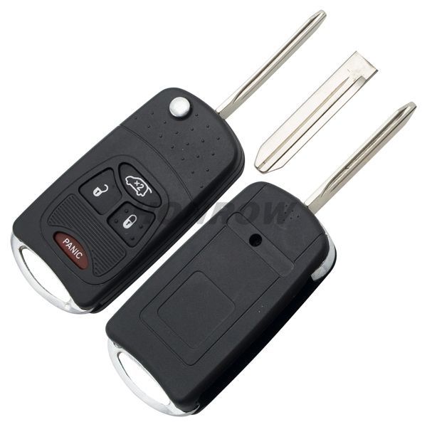 For Chry 3+1 button remote key blank