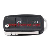 For VW 2 button remote Key with  433MHz ASK Megamos AES Chip  FCCID:7E0837202BD
