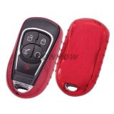 For  Buick Chevrolet TPU Red color protective key case MOQ: 5PCS