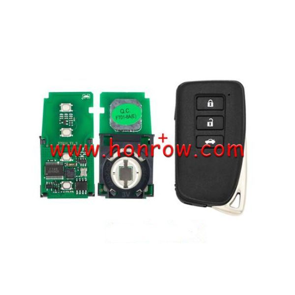 Lonsdor 8A Universal Smart Car Key for Toyota Lexus 3 button Universal Smart Key for K518 and KH100