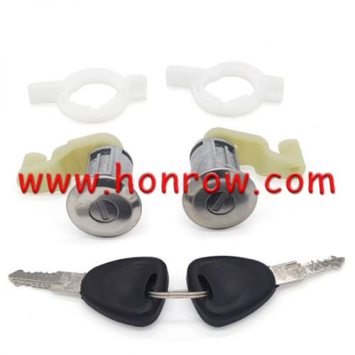 FOR RENAULT MEGANE I SCENIC CLIO II MASTER THALIA DOOR LOCK RIGHT LEFT SIDE WITH 2 KEYS  OE:7701472806